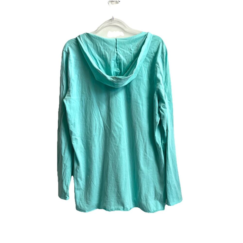 LIFE IS GOOD Women’s Long Sleeve Hooded Tee Balance Jackie Size XL Pullover Top - Picture 2 of 6